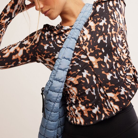 FP Movement by Free People Black and Brown Long Sleeve Top - Picture 2 of 11